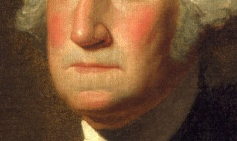 george washington's lower face